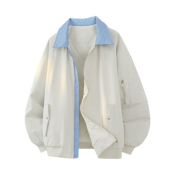 Men's Oversized Bomber Jacket with Quilted Thermal Inner Filling, Checked Inner Collar & Arm Pocket Mune Fashion