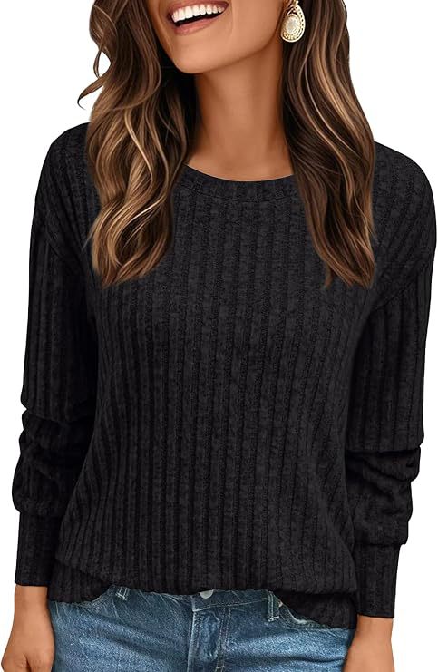 Women's Structured Ribbed Sweatshirt with Chenille Look and Relaxed Fit Mune Fashion