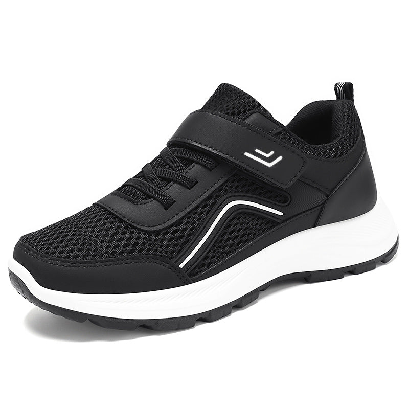 Men's breathable mesh casual sneakers with Velcro, ergonomic EVA midsole, and profiled rubber outdoor sole Mune Fashion