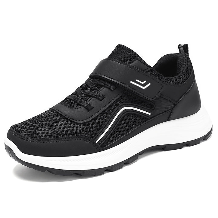 Men's breathable mesh casual sneakers with Velcro, ergonomic EVA midsole, and profiled rubber outdoor sole Mune Fashion