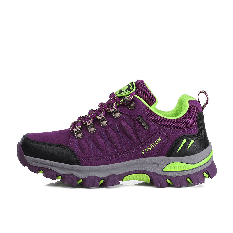 Women Robust Trekking Half Shoe with Profiled Outdoor Grip and Padded Comfort Lining Mune Fashion