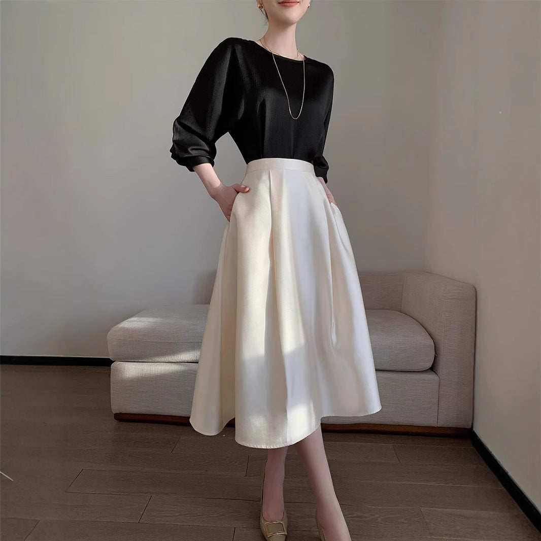 Women's Elegant and Flowing Midi Dress Drune
