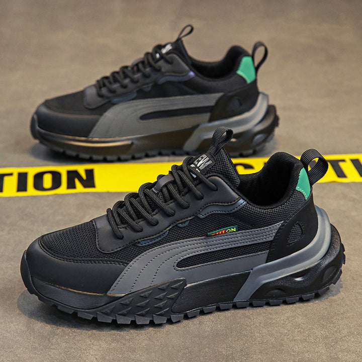 Men's Retro Outdoor Sneakers with contoured trail sole and breathable mesh Mune Fashion