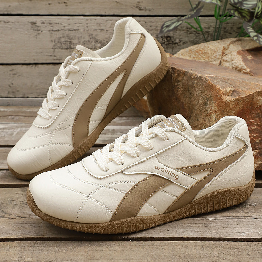 Damen Sportlicher Komfort-Sneaker mit retro-inspirierter Laufsohle Mune Fashion