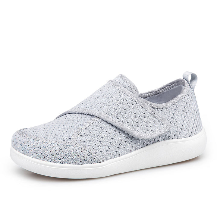 Men's orthopedic slipper with adjustable Velcro, breathable mesh and shock-absorbing foam sole Mune Fashion