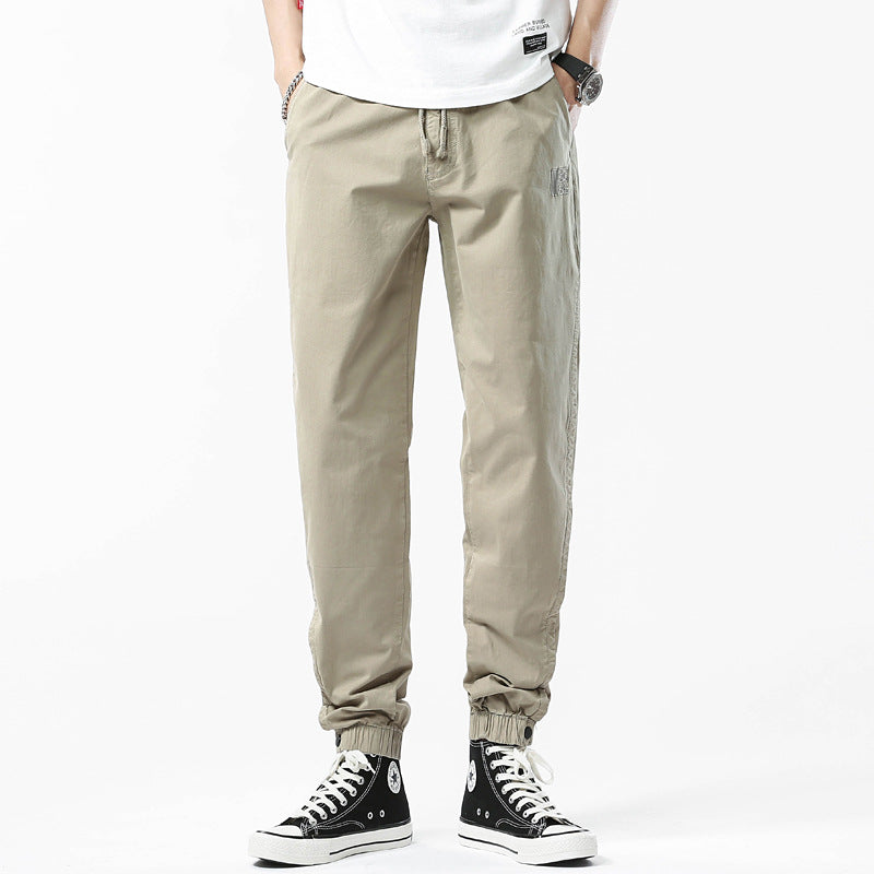 Men's Utility Jogger Pants with drawstring, elastic ankle cuffs, and relaxed fit Drune