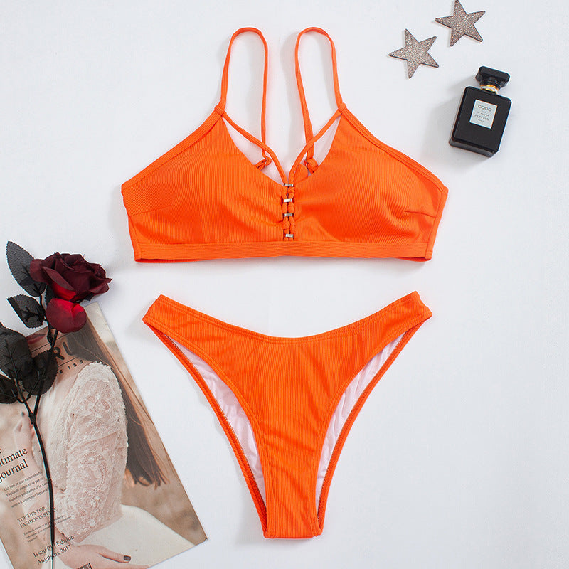 Women's bikini set with a sophisticated strap system and elegant closure Mune Fashion