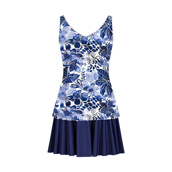 Ladies swim underwear with elegant skirt Mune Fashion