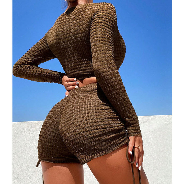 Women's Sporty Bikini Set with Long Sleeves Mune Fashion