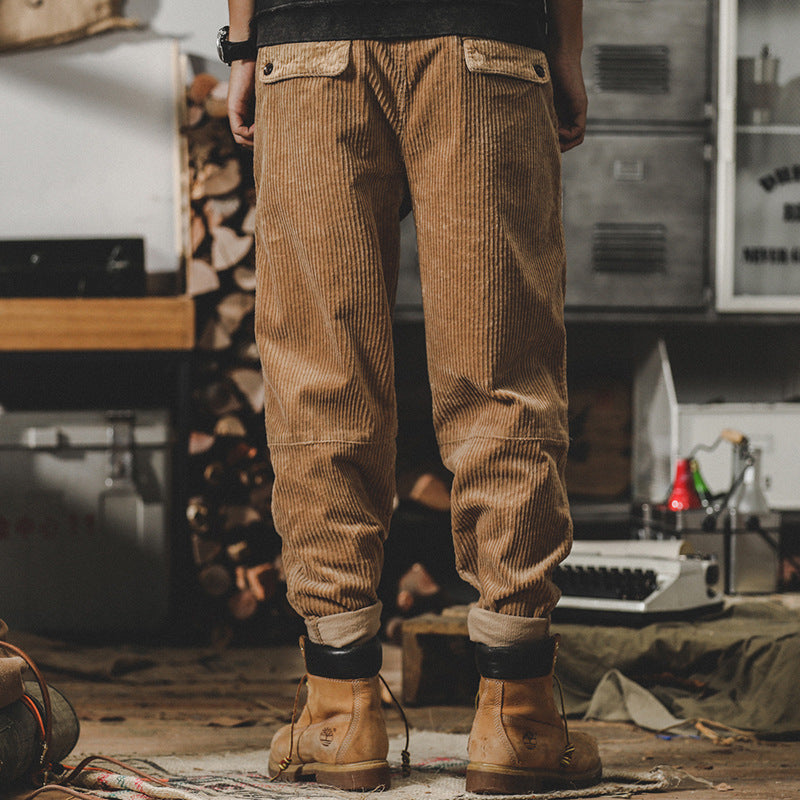 Men's Casual Corduroy Pants Mune Fashion