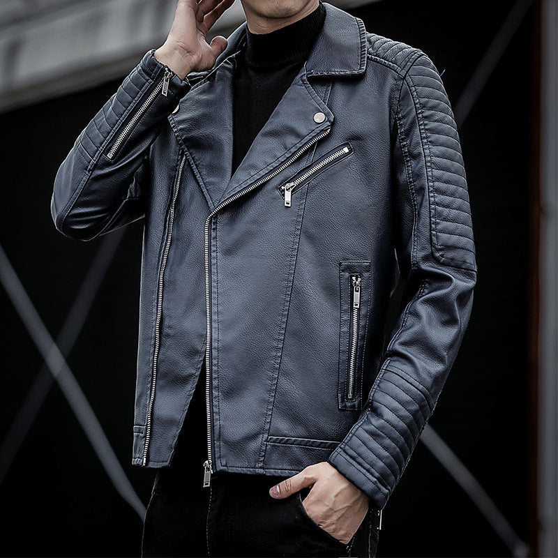 Men's Biker Jacket Mune Fashion