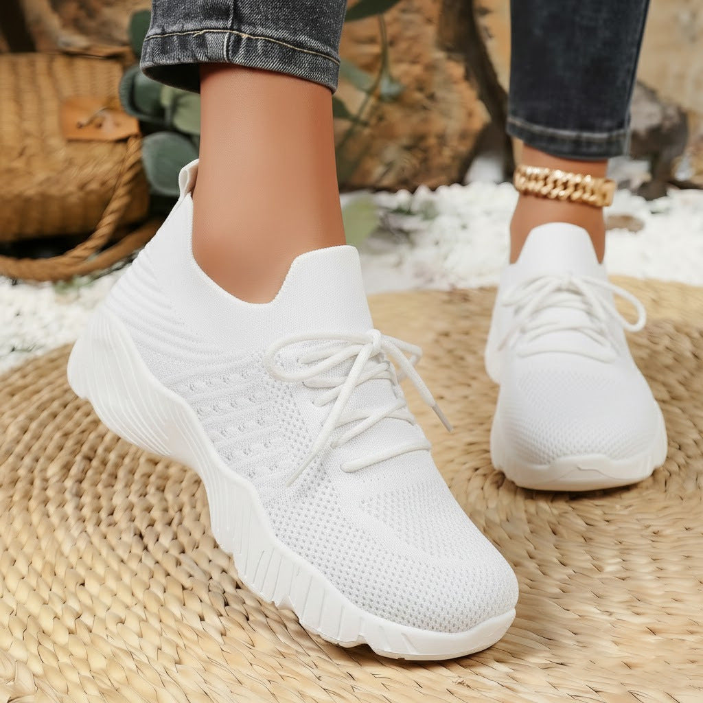 Women's Breathable sporty sneakers with elastic upper Mune Fashion