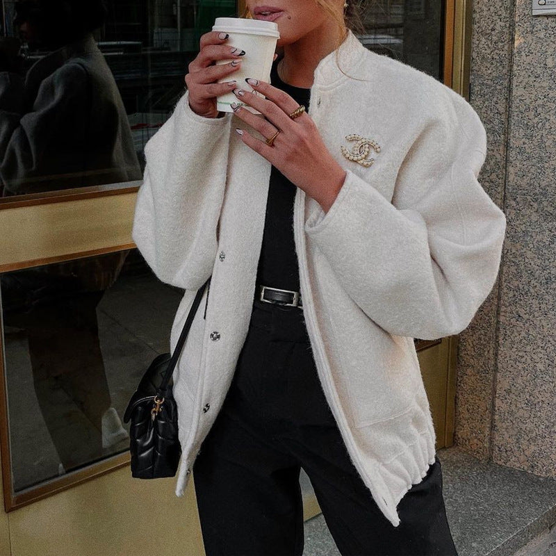 Women's Cozy and Elegant Wool Jacket