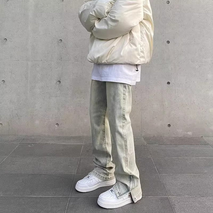 Men's Casual Loose-Fitting Jeans Mune Fashion