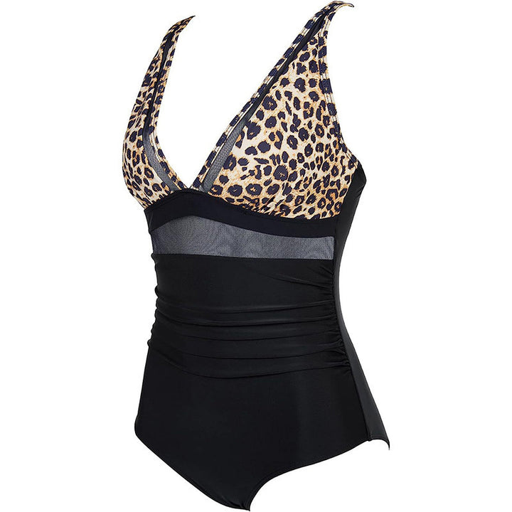 Women High-Cut Two-Piece Swimsuit in Leo Design Mune Fashion