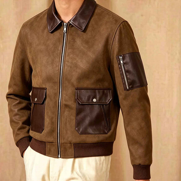 Men's Fashionable Chic Bomber Jacket Mune Fashion