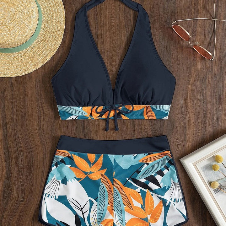 Women's Sporty Bikini with Trendy Cut Mune Fashion