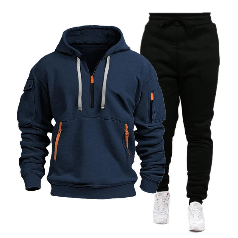 Women's Sporty Leisure Suit with Innovative Hoodie Mune Fashion