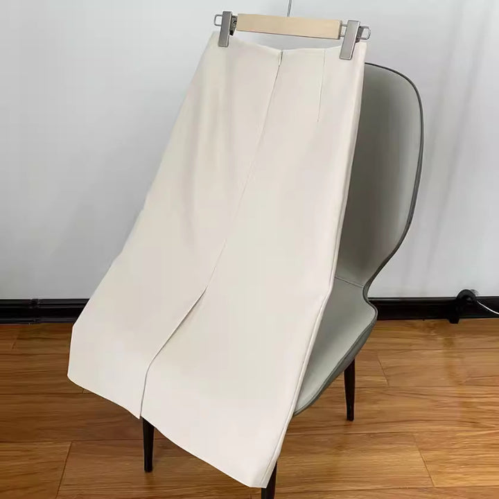 Ladies Elegant Pencil Skirt with High Waist and Figure-Hugging Cut Mune Fashion