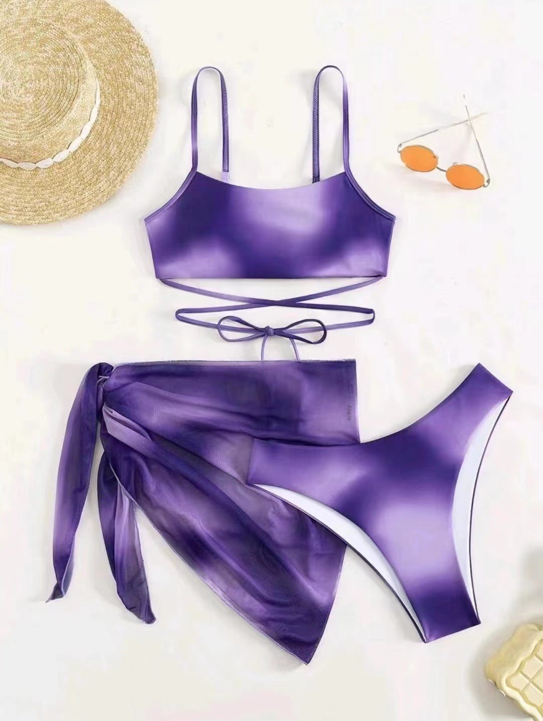 Women's bathing outfit with crossed straps Mune Fashion
