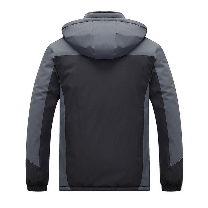 Men's technical outdoor jacket with removable fleece inner jacket and detachable hood Mune Fashion