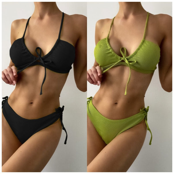 Women's bandeau bikini with adjustable wrap detail Mune Fashion