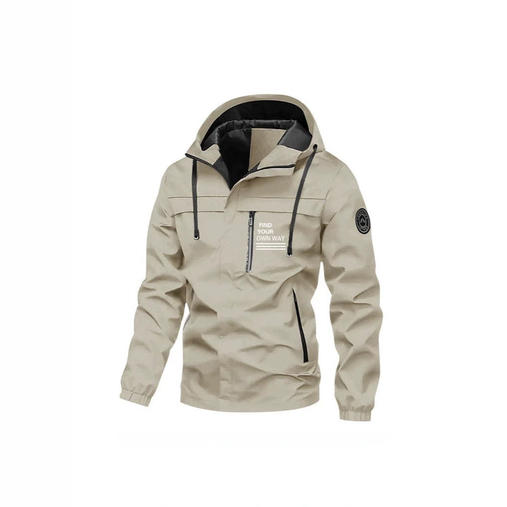 Men's functional jacket with high collar Mune Fashion