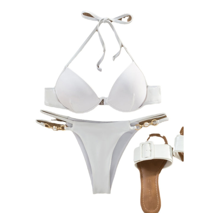 Women's Designer Bikini with Luxurious Jewelry Details Mune Fashion