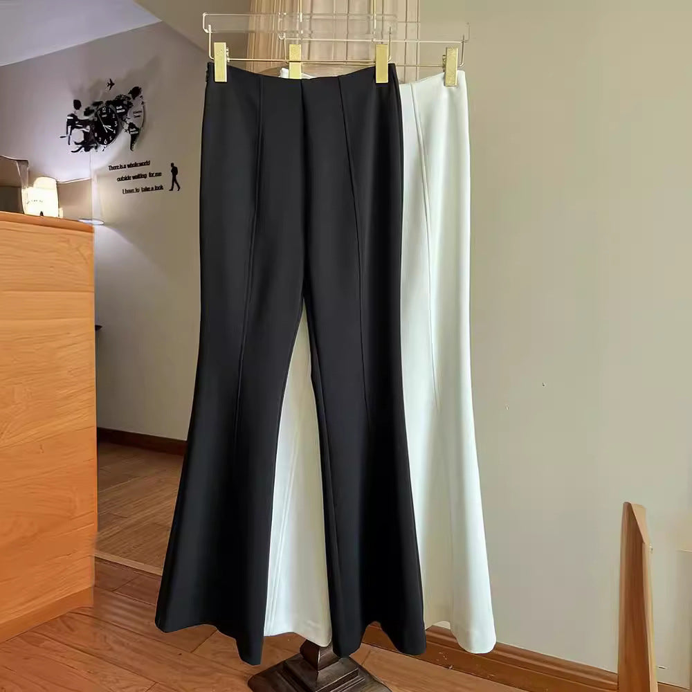 Women Elegant Kickflare Trousers Drune