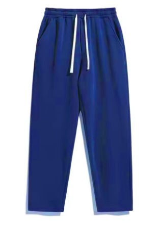 Men's loose fleece joggers with elastic waistband and straight cut Mune Fashion