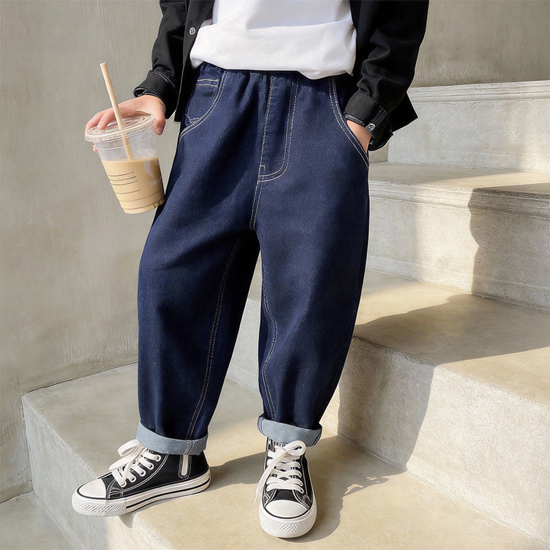 Unisex casual baggy jeans with unique pockets Mune Fashion