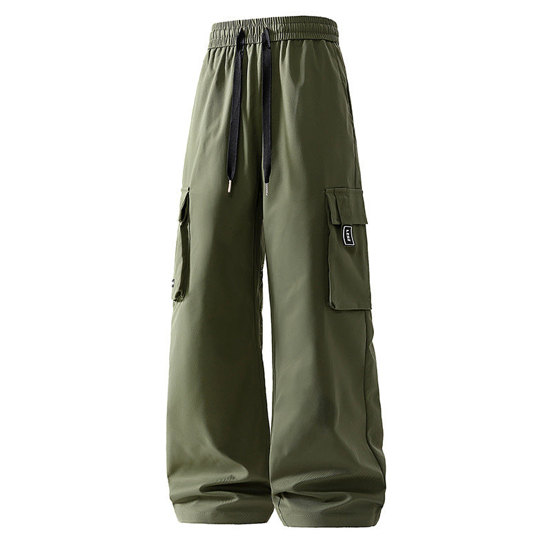 Men's Comfortable Cargo Pants with Wide Cut