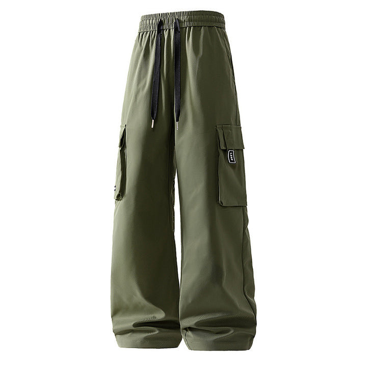 Men's Comfortable Cargo Pants with Wide Cut