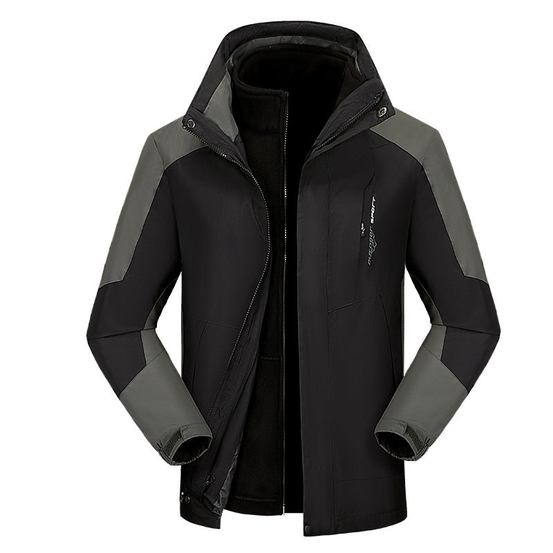 Women's Three-Piece Softshell Functional Jacket with Removable Fleece Inner Layer Mune Fashion