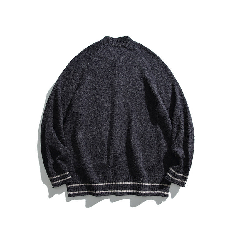 Unisex Boxy Cardigan made of fine knit with raglan sleeves and patch pockets Mune Fashion