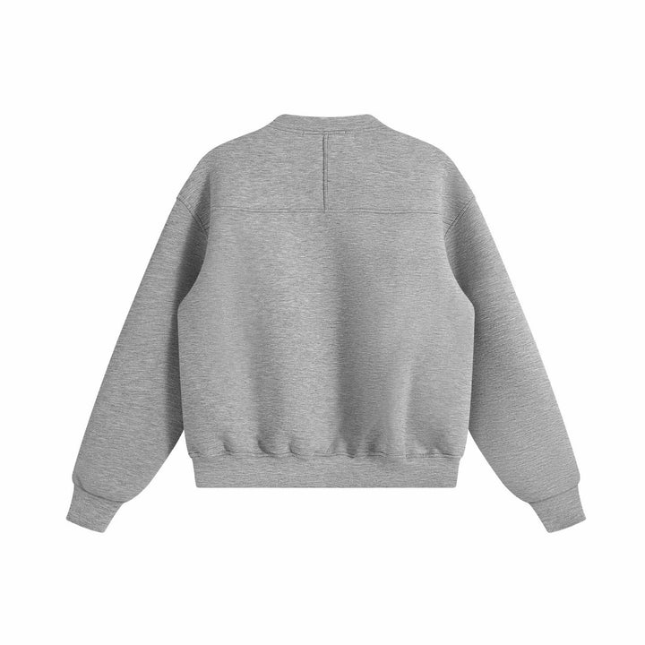 Unisex Oversize Training Jacket in Boxy Cut with Short Stand-up Collar and Two-way Zipper Mune Fashion