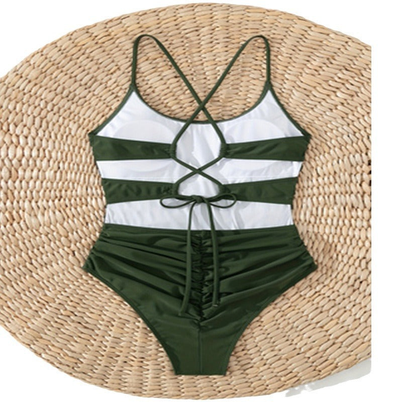 Women's Figure-Flattering Swimsuit with Ruching Mune Fashion