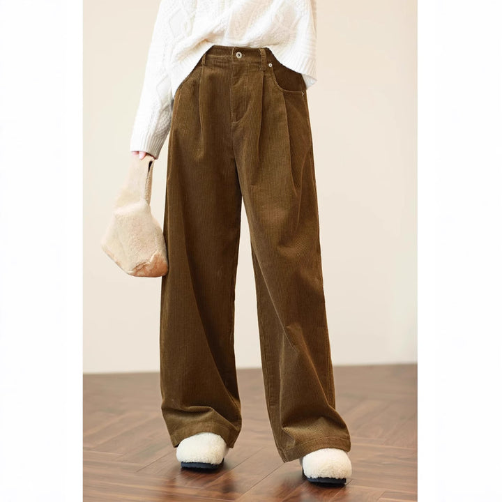 Women's Wide Cut Corduroy Pants Mune Fashion