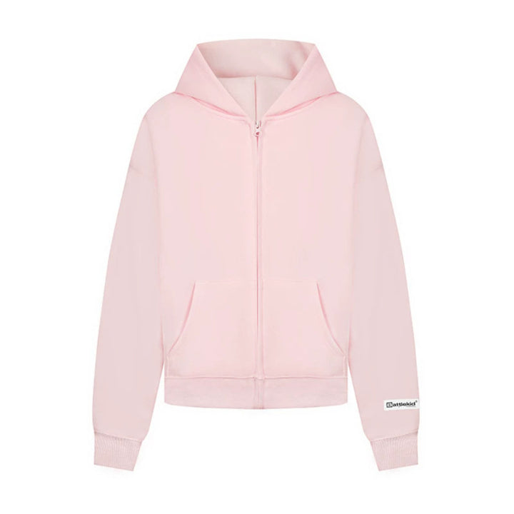 Women’s hoodie sweat jacket with full zip, kangaroo pocket and relaxed fit Mune Fashion
