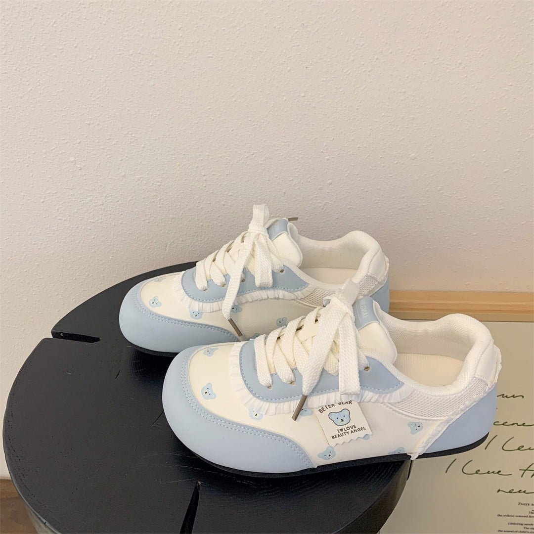 Ladies sneakers with charming bear motifs and comfortable cushioning Mune Fashion