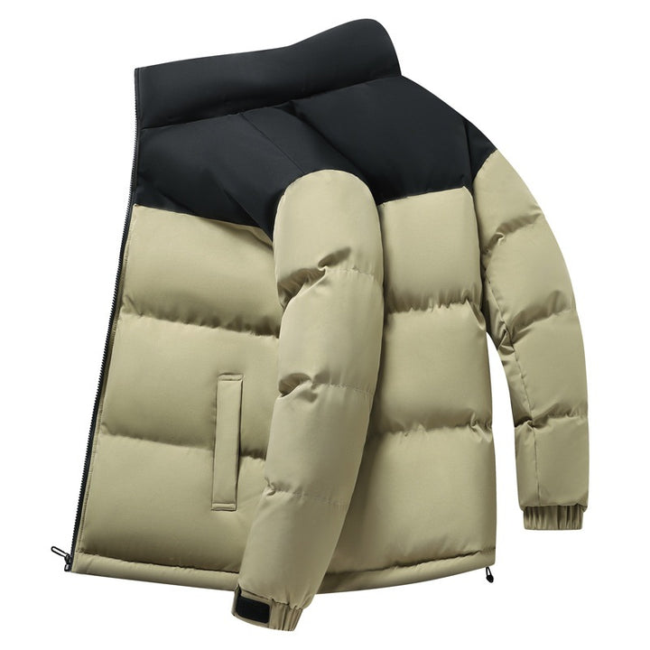 Men's padded quilted jacket with high thermal performance, water-repellent surface, and elastic cuffs Mune Fashion