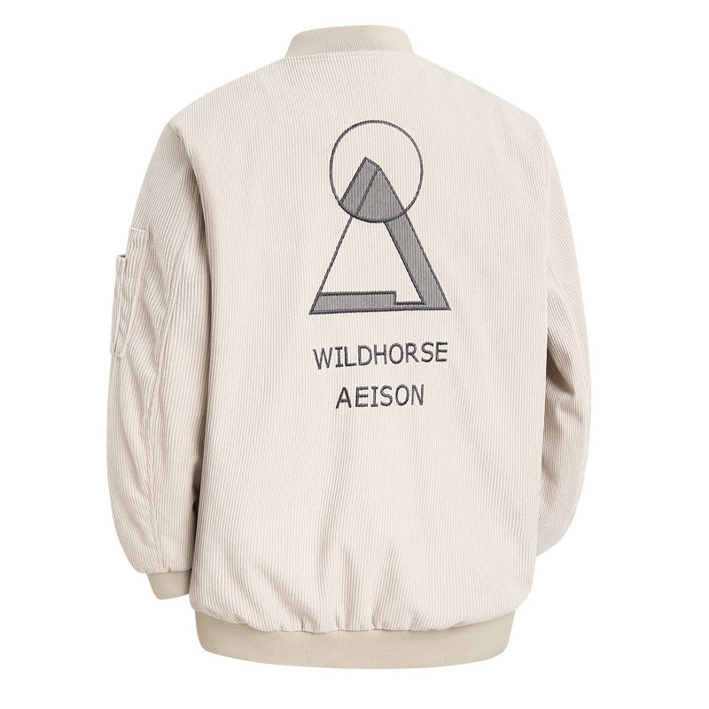 Men's Fashion Cord Bomber Jacket Mune Fashion