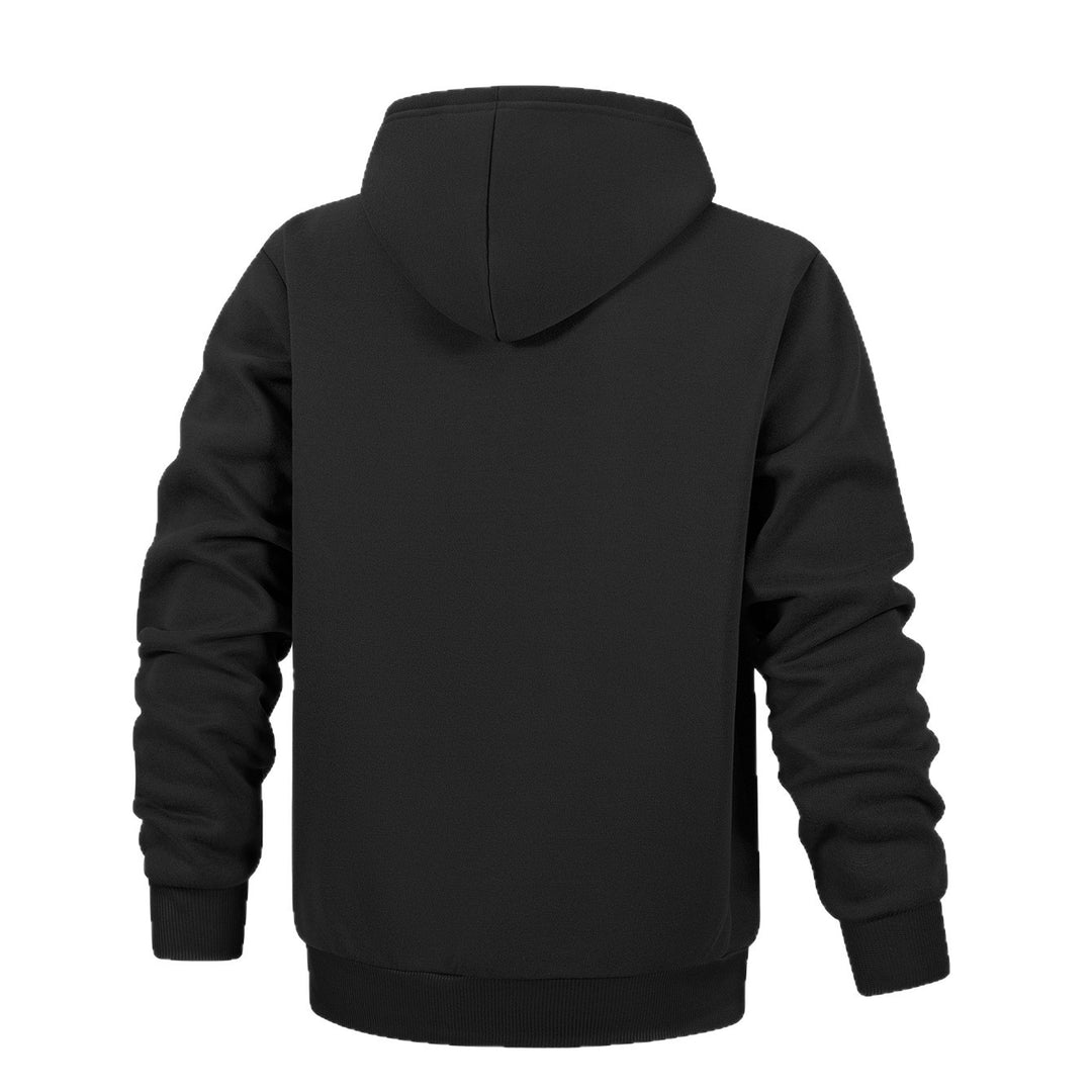 Men's hooded sweat jacket with full zip, kangaroo pockets & soft lining Mune Fashion