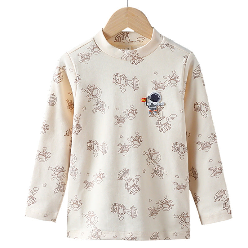 Boys long-sleeved astronaut T-shirt Mune Fashion