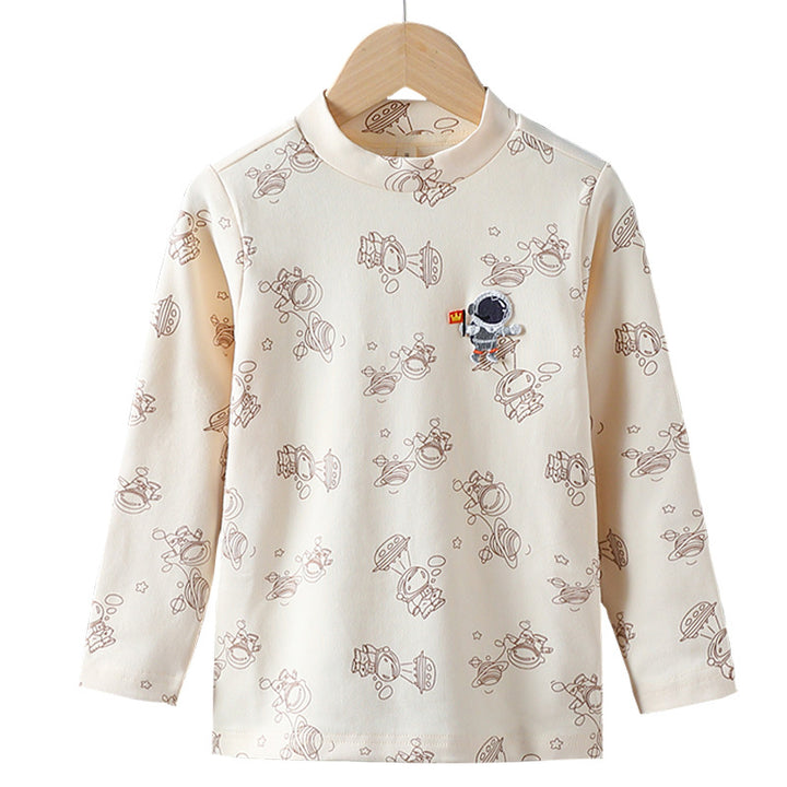 Boys long-sleeved astronaut T-shirt Mune Fashion