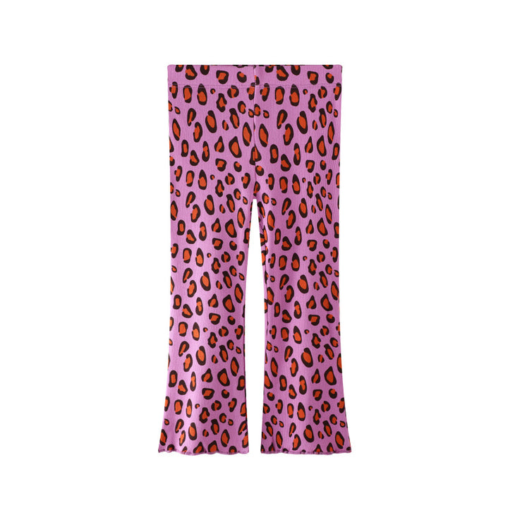 Ladies casual leggings with animal print Mune Fashion