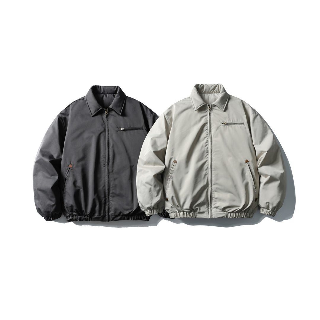 Men's Boxy Insulated Blouson with Zipper Chest Pocket Mune Fashion