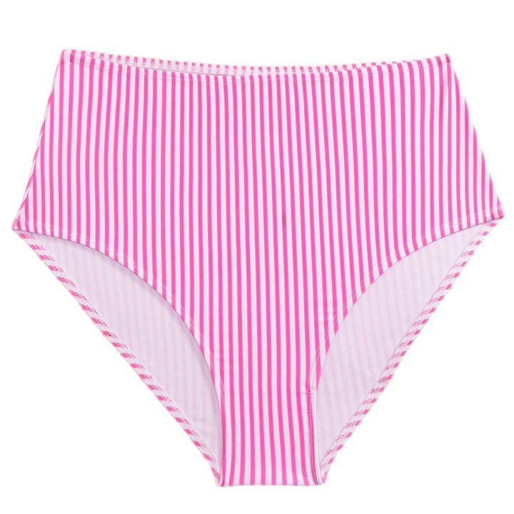 Women High-Cut Bikini with Trendy Stripes Mune Fashion