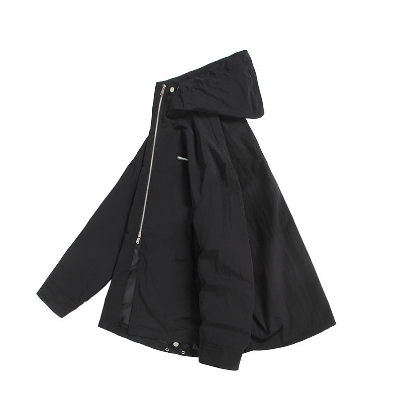 Unisex Ultralight Packable Hooded Jacket in Boxy Relax Fit with Two-Way Metal Zipper Mune Fashion