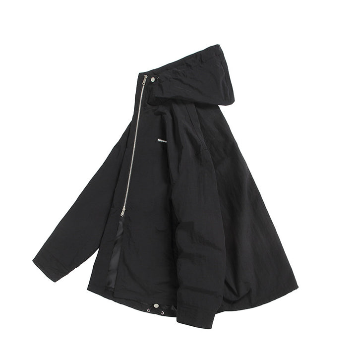 Unisex Ultralight Packable Hooded Jacket in Boxy Relax Fit with Two-Way Metal Zipper Mune Fashion